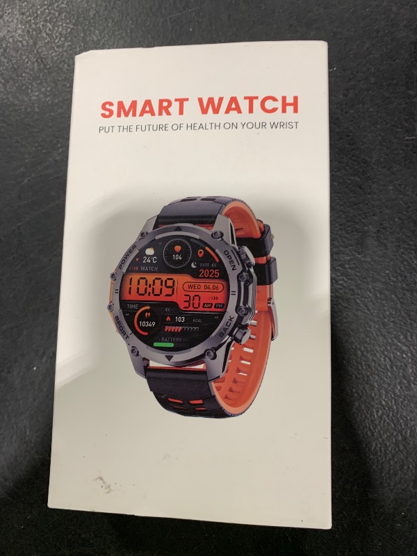 Photo 1 of Smart Watch (Call/Notification),1.52'' Military Smart Watches for Men, Two Style Kits,Flashlight,100+Sport Modes/Heart Rate/Sleep Monitor/Pedometer, Fitness Tracker Android Phones iPhone Compatible