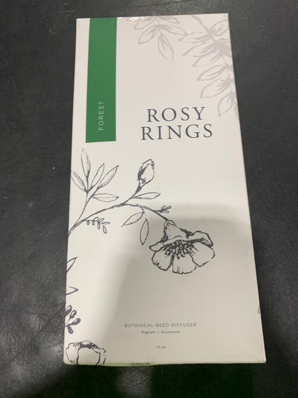 Photo 1 of Rosy Rings Botanical Reed Diffuser Forest 13 Ounces - Lasts 6-12 Months, Aromatherapy Diffuser, Reed Diffuser with Botanicals Perfect for Home Decor!