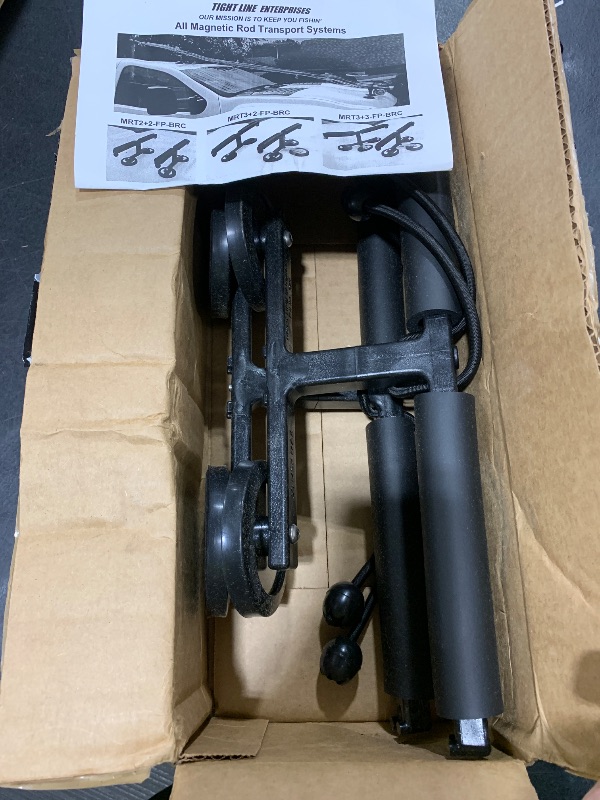 Photo 1 of Tight Line Enterprises Magnetic Fishing Rod Racks for Vehicle (Truck or SUV) with Ferrous Metal Hood and Roof