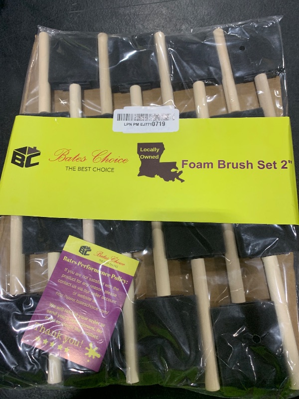 Photo 1 of Bates- Foam Paint Brushes, 2 Inch, 16 Pack, Sponge Brushes, Sponge Paint Brush, Foam Brushes for Painting, Foam Brushes for Staining, Paint Sponges, Foam Brushes for Mod Podge Brushes