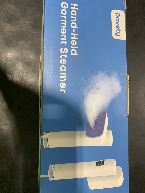 Photo 1 of Dovety Steamer for Clothes, Portable Handheld Travel Steamer, Clothing Wrinkles Remover for Gament Steam, 1100W Powerful 2 In 1 Steamer&Iron, 100mL Water Tank Capacity, for 120V Home, Office, Travel
