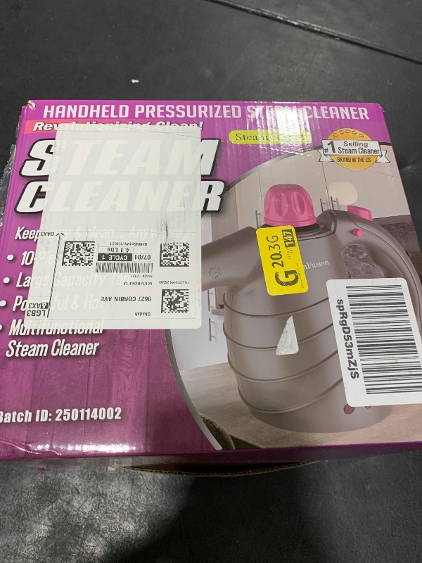 Photo 1 of Pressurized Handheld Steam Cleaner with 10pcs Accessories&Safety Lock, Multi-Purpose Natural Deep Cleaning Steamer, Multi-Surface Steamer for Cleaning Home, Car, Upholstery, Grout and More