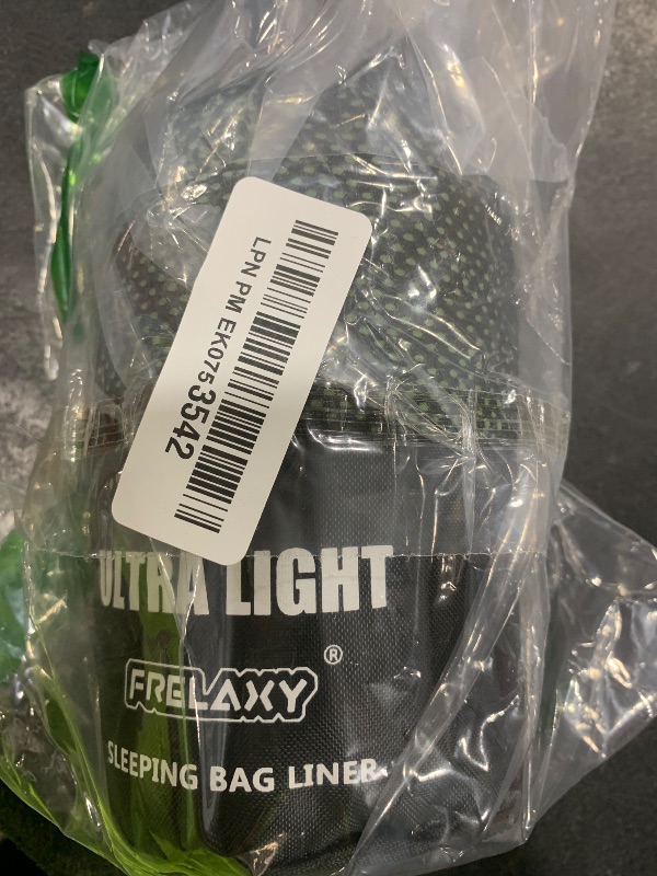 Photo 1 of Frelaxy Ultralight Sleeping Bag Liner - Lighter & Compact, 3 Sizes Travel Sheets & Adult Sleep Sack, Comfy Breathable & Silky Soft for Backpacking, Hotel, Camping, Hostels (Green, 37.4in x 84.6")