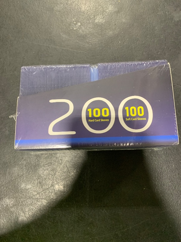 Photo 1 of 200 Card Sleeves Top Loaders for Cards, Premium Toploaders for Cards, 3"x4" Baseball Card Protectors Hard Plastic, Hard Card Sleeves, Sports Trading Card Holder (100 Toploaders + 100 Penny Sleeves)