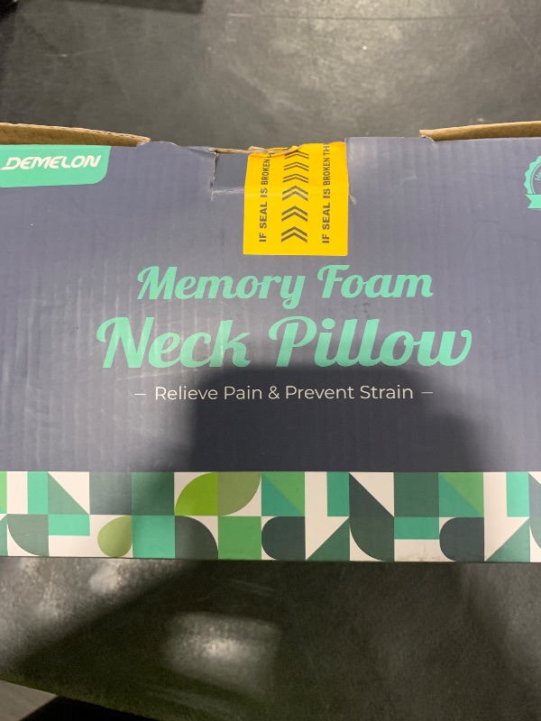 Photo 1 of Cervical Neck Pillows for Pain Relief Sleeping, High-Density Memory Foam Pillow Neck for Bolster Support and Shoulder Relaxer, Decompression Devices Orthopedic Roll Pillow for Bed Office