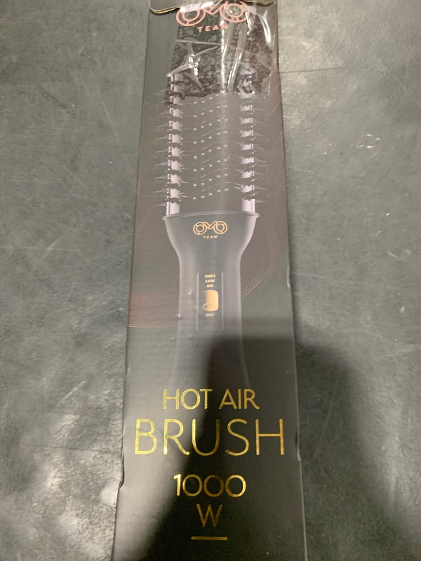 Photo 1 of Professional Blowout Hair Dryer Brush, Black Gold Dryer and Volumizer, Hot Air Brush for Women, 60MM Oval Shape