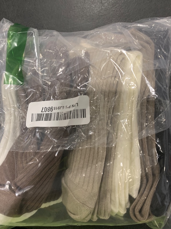 Photo 1 of ACCFOD 9-11 Crew Socks for Women, Soft Thin Cotton Socks for Women Girls - Solid Color