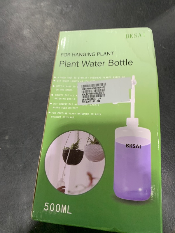 Photo 1 of BKSAI Hanging Plant Plant Watering Bottle Update Multifunction Watering can with Long Spout Can Anti-backflow Watering System | Indoor or Outdoor | U.S.A Patent Design