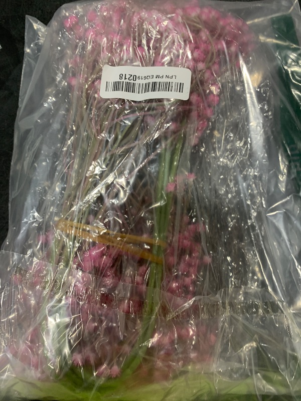Photo 1 of Babys Breath Aitificial Flowers 10 pcs 40 Branches Pink Fake Baby Breath Flowers Artificial Bulk Gypsophila Bouquets Real Touch Faux Flowers for Wedding Floral Arrangement Party Home decoration