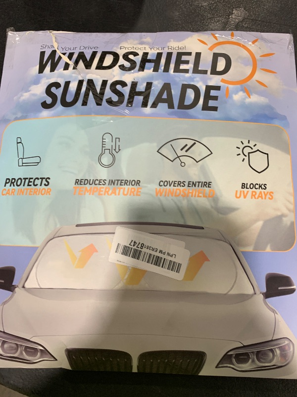 Photo 1 of Sunshade for Trax Windshield Sun Shade for 2013-2023 2024 2025 Chevy Chevrolet Trax LS/1RS/LT/2RS/ACTIV SUV Accessories, Front Window Foldable 2 Layers Sun Visor Protector Cover Block UV Rays Heat