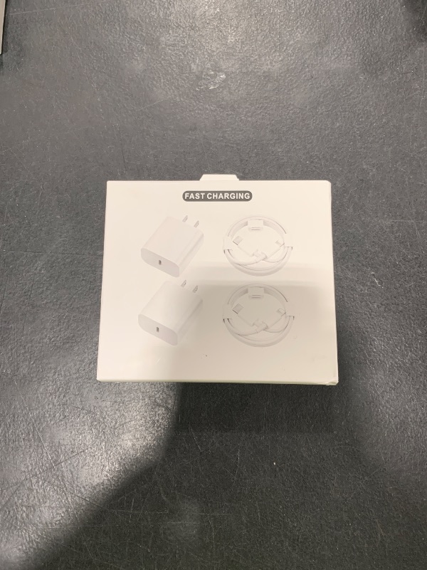 Photo 1 of iPhone Charger Fast Charging,[Apple MFi Certified] 2Pack 20W Type C Fast Charger Block with 6FT USB C to Lightning Cable Compatible for iPhone 14/13/12/11 Pro Max/Xs Max/XR/X,iPad?White?