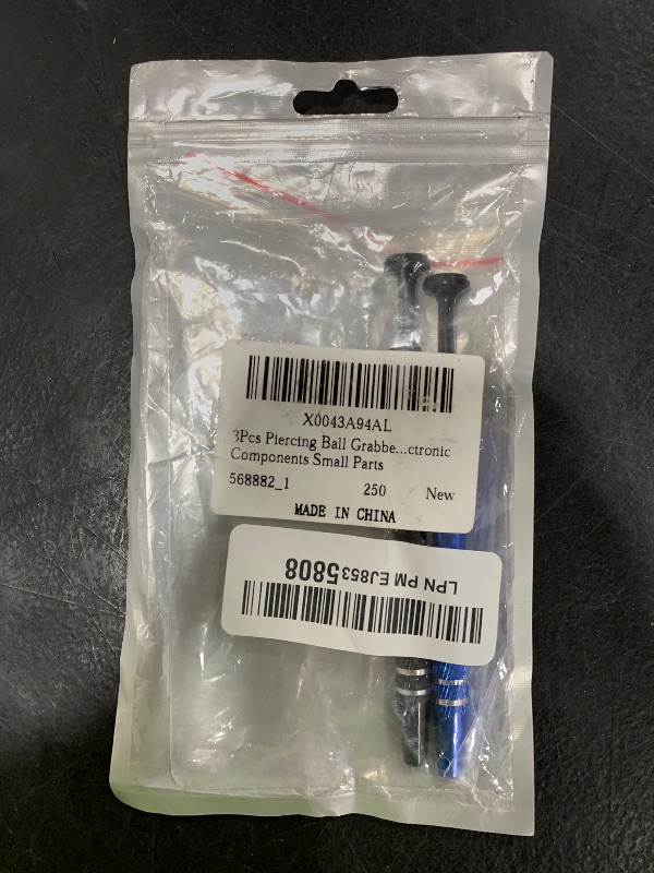 Photo 1 of 3Pcs Piercing Ball Grabber Tool, 4 Claw Jeweler's Pick Up Tool, Mabor Piercing Ball Gripper Stainless Steel Pearl Grabber Pick Up Tool for IC Chip Electronic Components Small Parts