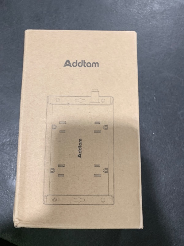 Photo 1 of Surge Protector Power Strip, Addtam 5 ft Flat Plug Extension Cord with 4 USB Wall Charger(2 USB C Port), 4 Widely Outlets Desk Charging Station, Home Office and College Dorm Room Essentials