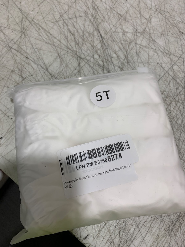 Photo 1 of Joyo roy 4Pcs White Diaper Covers for Girls Training Pants Boys Cloth Diaper Cover for Swimming Rubber Training Pants for Toddlers Plastic Underwear for Potty Training Waterproof Rubber Underwear 5T