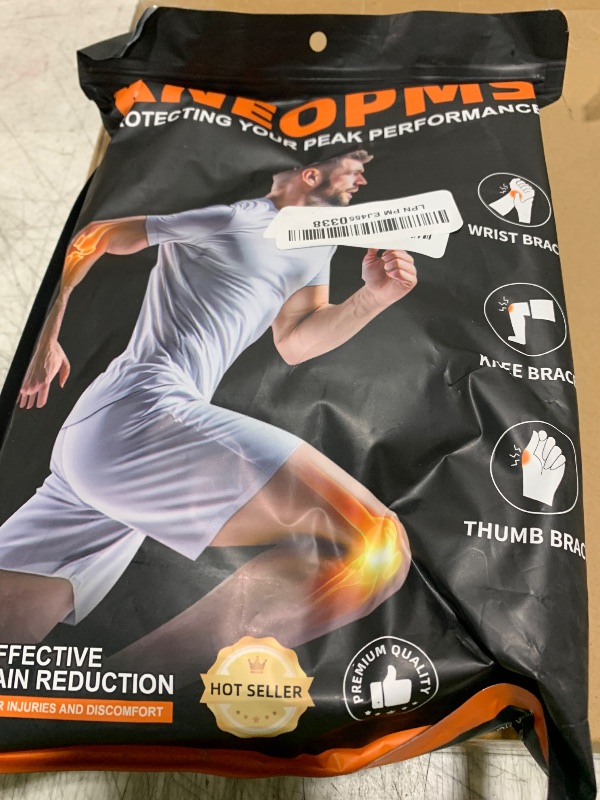 Photo 1 of 2-in-1 Professional Knee Brace for Pain Relief,Adjustable Knee Support with Patella Pad & Side Stabilizers, Compression Knee Sleeve for Meniscus Tear, ACL, Joint Pain, Runner, Workout-Men & Women
