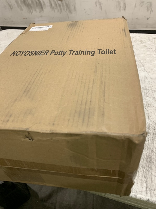 Photo 1 of Potty Training Toilet, Realistic Potty Training Seat, Toddler Potty Chair with Soft Seat, Removable Potty Pot, Toilet Tissue Dispenser and Splash Guard, Non-Slip for Toddler& Baby& Kids