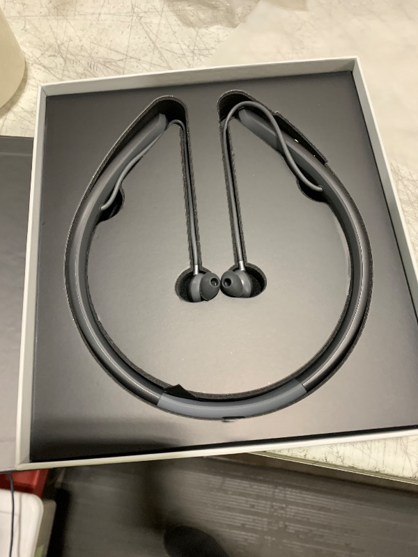 Photo 1 of Linklike Neckband Headphones with Active Noise Cancelling, Hi-Res Audio Certified,Bluetooth 5.3 Wireless Earbuds, 150H Playtime Sweatproof IPX7, Comfort Flexible Fit for Workout/Travel/Work/Buiness