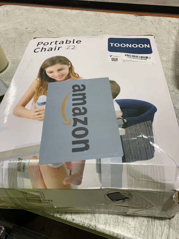 Photo 1 of TOONOON Hook On High Chair with Tray, Fast Table Chair for Baby Toddler, Portable Feeding Seat Attaches to Table, Washable for Travel Outside