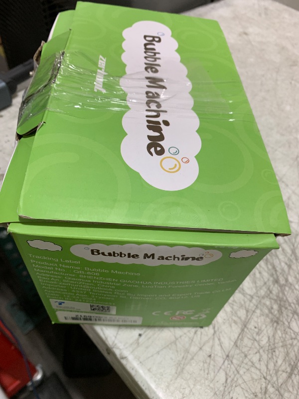 Photo 1 of Bubble Machine Durable Automatic Bubble Blower, 18000+ Big Bubbles Per Minute Bubbles for Kids Toddlers Bubble Maker Operated by Plugin or Batteries Bubble Toys for Indoor Outdoor Birthday Party