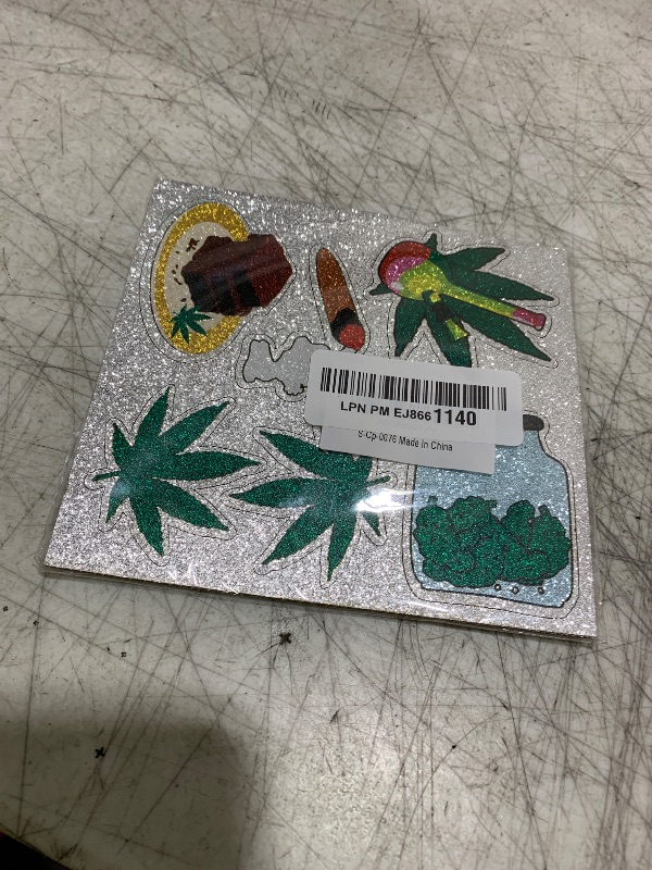 Photo 1 of 18pcs Green Glitter Marijuana Dessert Cupcake Topper Dope Leaf 420 Have A Dope Theme Decor Supplies Boys Girls Happy Birthday Wedding Party Decorations