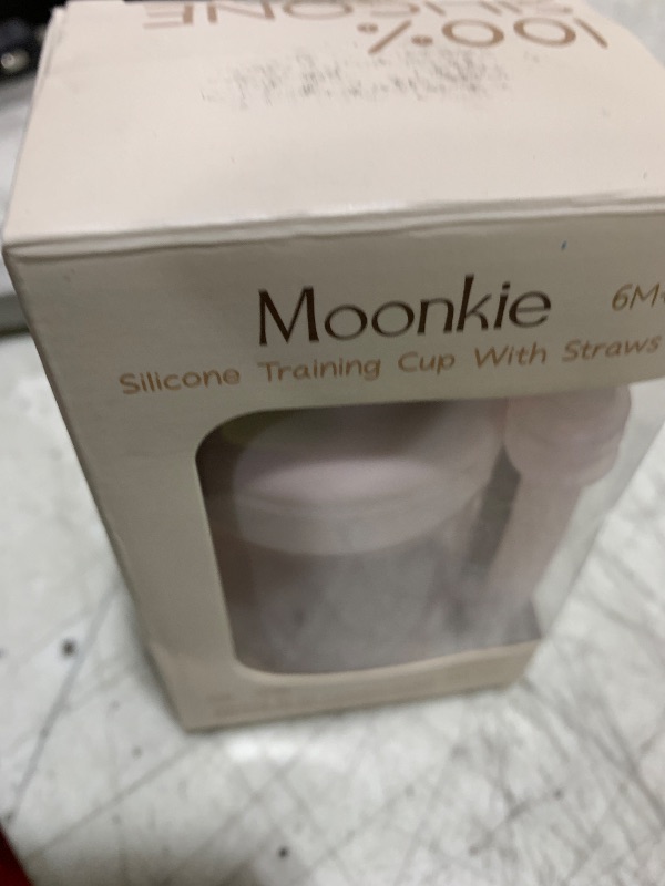 Photo 1 of Moonkie Baby Straw cup | Silicone Toddler Sippy Cup Training Cup with Straw Lid | BPA-Free Drop-Proof Baby Cup | Baby Led Weaning | 6 Months+, 5 oz, 1pack