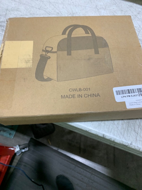 Photo 1 of KUBYA Corduroy Lunch Bag Lunch Box for Women Men, Small Cute LunchBag Leakproof Lunch Box Insulated Lunch Tote Bag Cooler Bag with Shoulder Strap
