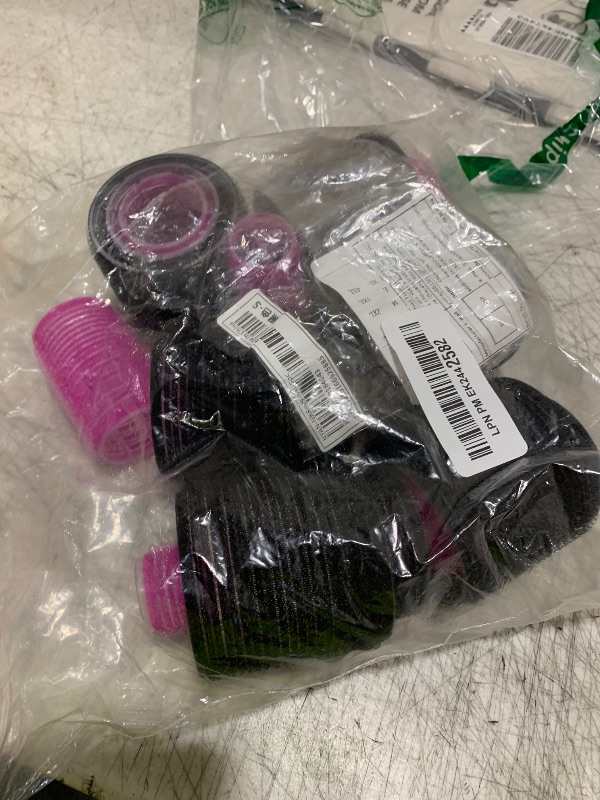 Photo 1 of 50Piece Hair Rollers Set, Self-Grip Rollers Hair Curlers for Long Medium Short Hair, 4 Sizes of Hair Rolls(6 Jumbo + 6 Large + 6 Medium + 6 Small + 1 Storage Bag), and 24Pcs Clips/1Pcs Comb