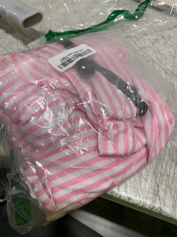 Photo 1 of ALHAVONE Kids Pajamas for Girls Pajama Sets 3-Piece Short Sleeve Girls Button Down Pjs Set Shorts Pants Sleepwear Loungewear (Striped Pink, 10)
