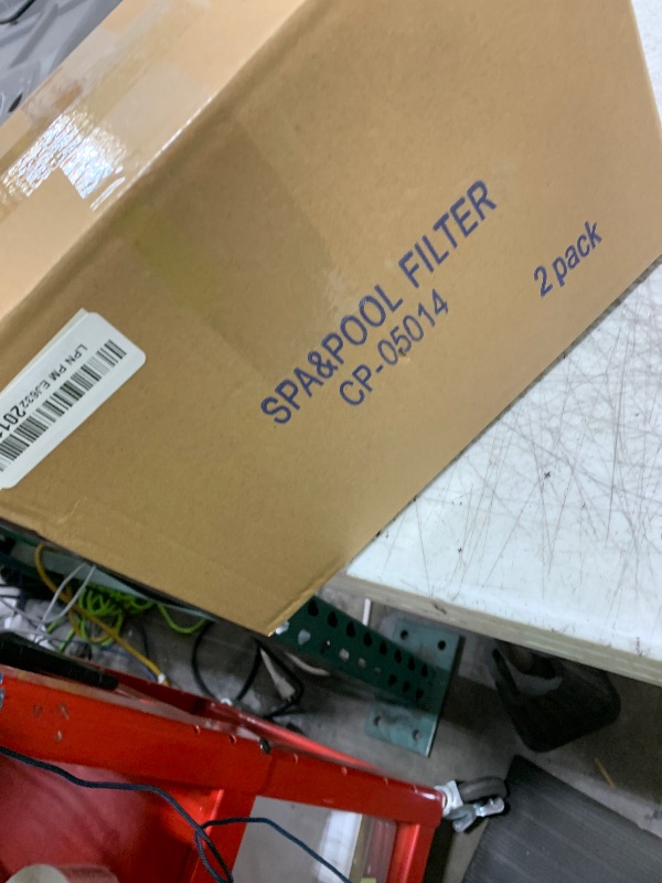 Photo 1 of Cryspool® 05014 Filter Compatible with 5CH-25, PMAX25P4, PTL20W-SV-P4, 108868, SD-00798, 25 Sq. Ft Spa Filter Cartridge, 2 Pack