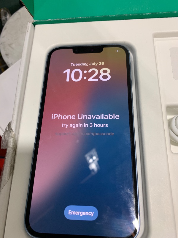 Photo 1 of Apple iPhone 14, 128GB, Blue -  (Renewed Premium)