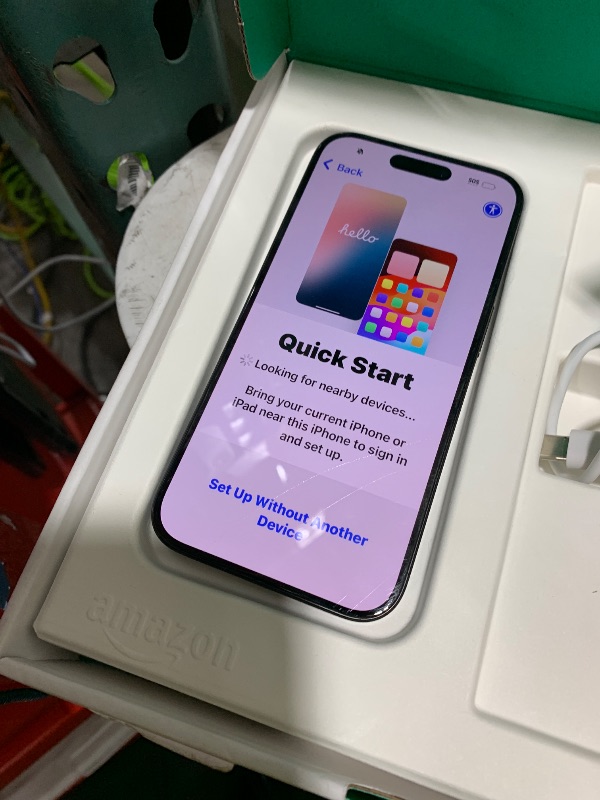 Photo 1 of Apple iPhone 15 Pro, 512GB, Natural Titanium -  (Renewed Premium)