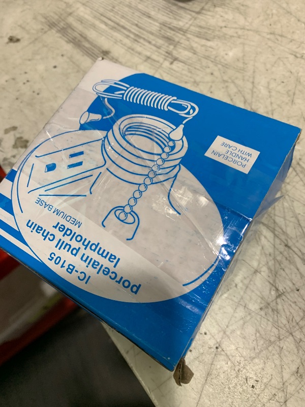 Photo 1 of UltraPro Porcelain Lampholder with Pull Chain