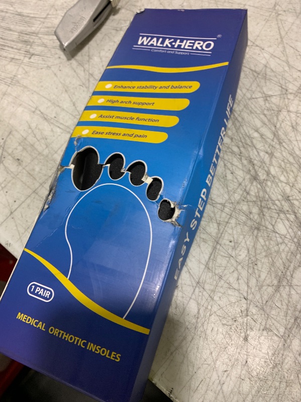 Photo 1 of Plantar Fasciitis Insoles for Men Women - Orthotics Inserts, Shoe Insoles Arch Support Flat Feet Inserts Work Boot Insoles for Standing All Day (Mens 7-7 1/2 | Womens 9-9 1/2)
