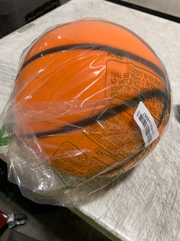Photo 1 of MIVERYEA Silent Basketball Size 7(29.5“), Soft Foam Ball Soundless for Quiet Dribbling and Indoor Training, Grooved Airless Higher Bounce Ball for Indoor Games