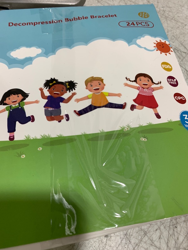 Photo 1 of Kids Party Favors Pop Fidget Toys Bulk Its 24 Packs Fidget Bracelet It Birthday Party Favors for Kids Goodie Bags Stuffers for Kids Classroom Prizes Poppers Back to School Student Gifts Girls Boys