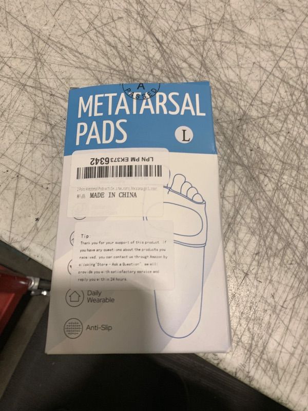 Photo 1 of Zixsavk Metatarsal Pads for Women & Men 2 Pack - Gel Cushioned Orthotic Inserts, Ball of Foot Pain Relief for Metatarsalgia, Morton's Neuroma, Metatarsal Support Pads for Women Men (2 Pairs)