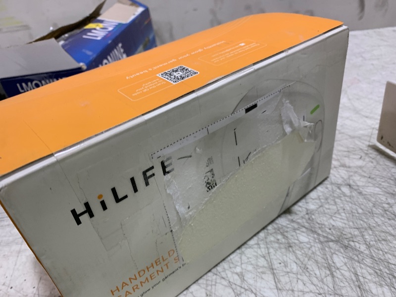 Photo 1 of HiLIFE Steamer for Clothes, Handheld Clothes Steamer with Large 300ml Tank, 1100W Strong Power, 30S Fast Heat-up, Garment Fabric Wrinkle Remover, Portable & Compact Travel Size ONLY FOR 120V (White)