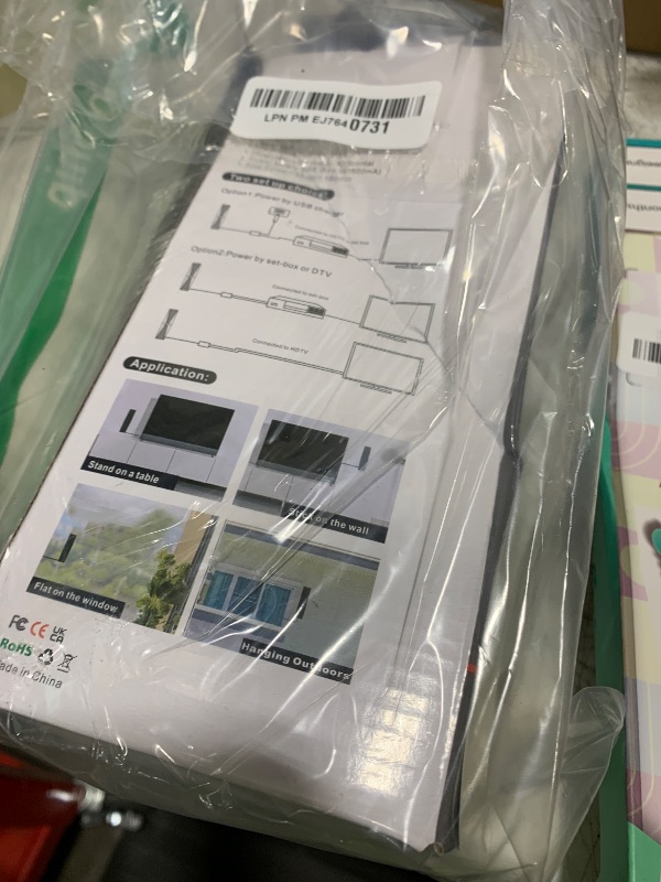 Photo 1 of 2025 Antenna for Smart TV for Local Channels,TV Antenna Indoor for Long Range Reception, Digital Antenna for Easy Installation and All Smart/Old TVs, Supports 4K 1080P HD VHF UHF