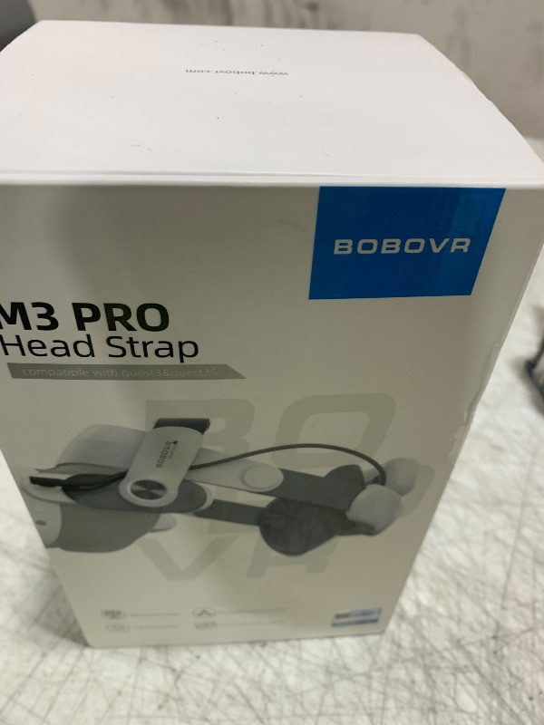 Photo 1 of BOBOVR M3 Pro Battery Pack Head Strap Accessories, Compatible with Meta Quest 3/Quest 3S,Reduce Facial Stress,Magnetic Battery Swap Design