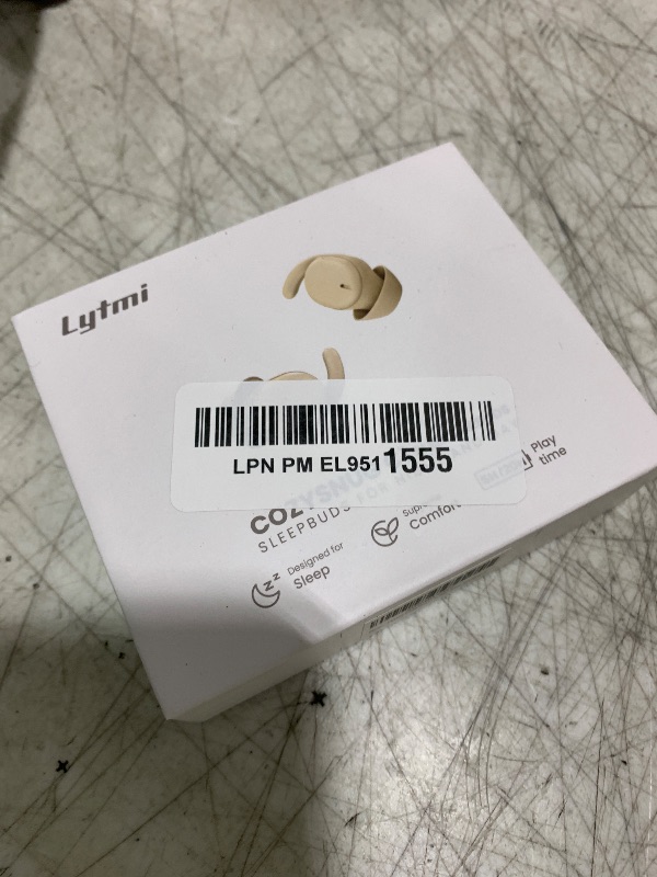 Photo 1 of Lytmi CozySnug C1 Sleep Earbuds, Bluetooth 5.3 Noise-Blocking Sleep Headphones, App Control, Comfortable Fit, 3 Sizes of Ear Tips, 21H Playtime, Compact Design for Side Sleepers