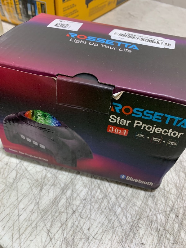 Photo 1 of Rossetta Star Projector, Galaxy Projector for Bedroom, LED Night Light Aurora Projector with Bluetooth Speaker, White Noise, Timer and Remote, Room Decor, Gifts for Kids, Adults, Christmas, Birthday