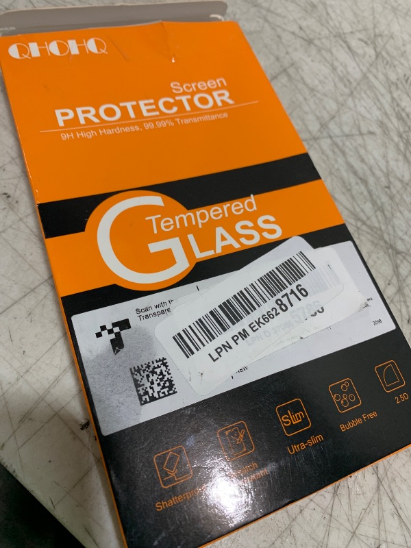 Photo 1 of QHOHQ 3 Pack Screen Protector for iPhone 15 [6.1 Inch] with 3 Pack Camera Lens Protector, Tempered Glass Film, HD Clear, 9H Hardness, No Bubbles, Case Friendly