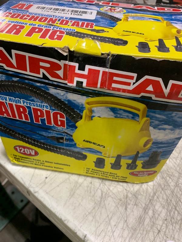Photo 1 of AIRHEAD AIR PIG Pump, 120v