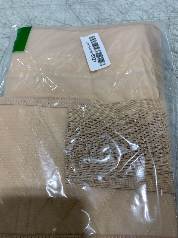 Photo 1 of ChongErfei Postpartum Belly Band & Abdominal Binder Post Surgery Compression Wrap Recovery Support Belt (S/M, Beige)