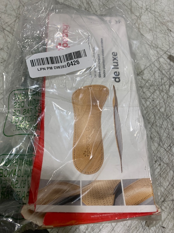Photo 1 of Pedag 123 De Luxe 3/4 Leather Orthotic with Metatarsal Pad, Longitudinal Arch Support, Tan, Women's 9