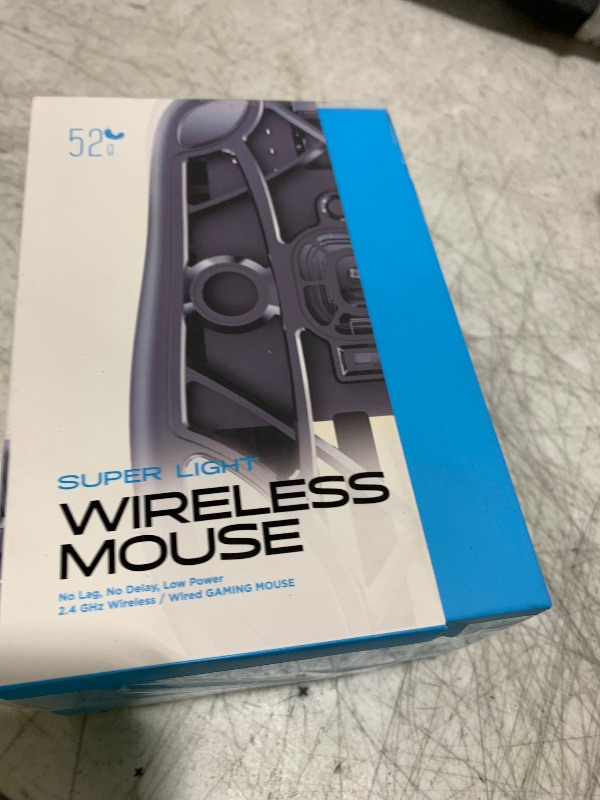 Photo 1 of Lamzu Thorn Wireless Gaming Mouse, Ultra-Lightweight 52g, 26000DPI, Ergonomic, Optical Switch, Silver TTC Encoder, PAW3395 Sensor, MCU Nordic 52840-Polar White,4K Compatible