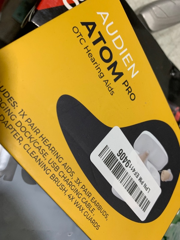 Photo 1 of Audien ATOM PRO Wireless Rechargeable Hearing Amplifier to Aid and Assist Hearing, Premium Comfort Design and Nearly Invisible