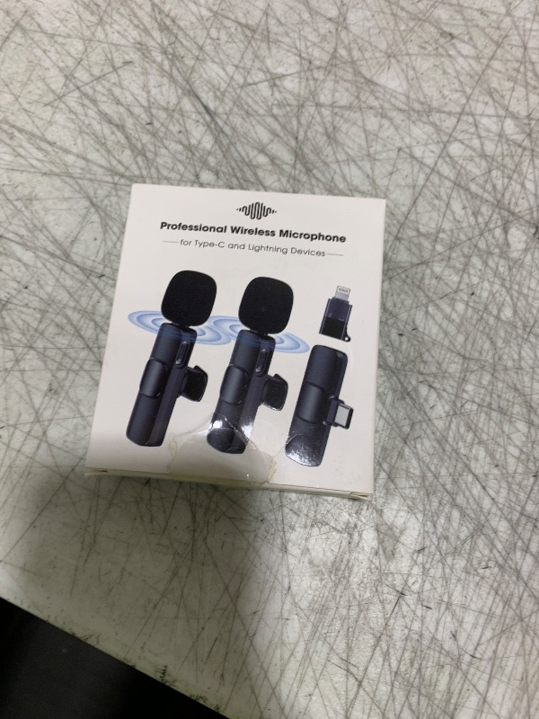 Photo 1 of HEHOTTC Mini Wireless Lavalier Microphone for iPhone, iPad, Android Phone - Noise Reduction Lapel USB C Bluetooth Mic for Recording, Clip on Omni Lav Mic for Video Recording, Tiktok, YouTube, Vlog
