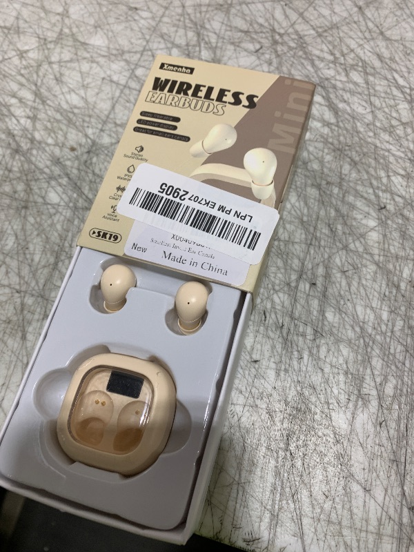 Photo 1 of Smallest Invisible Mini Earbuds Wireless Bluetooth, Low Profile Micro Tiny Discreet Hidden Earbuds for Work, Small Headphones, Invisible Sleep Wireless Earphone IPX5 Waterproof for Small Ear Canals