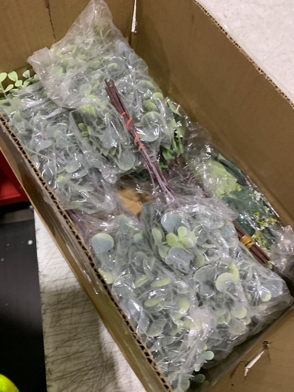 Photo 1 of Artificial Flowers for Outdoors, Fake Plants UV Resistant Faux Plastic Fake Flowers f